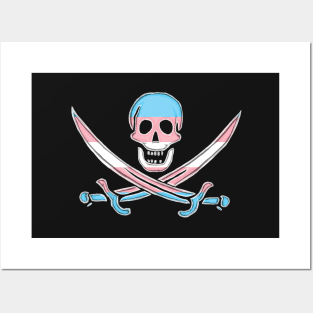 Trans Pirate Pride Posters and Art